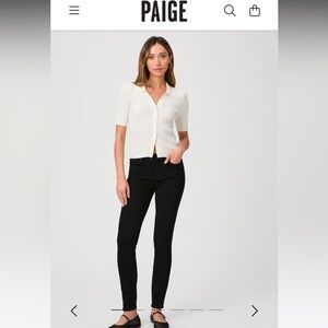 Paige Verdugo Ankle Denim Black